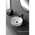 bathroom ceramic round art basin bathroom cabinet